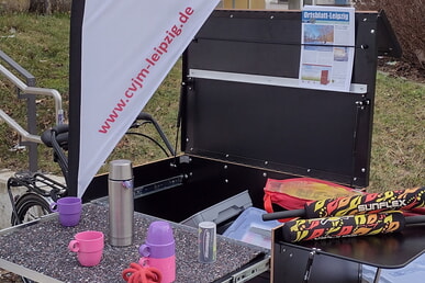 Unser Lastenrad sammelt Kilometer