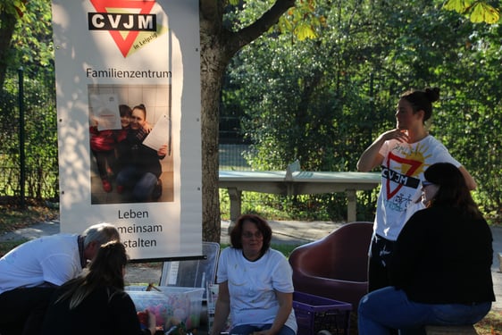 Das Familienzentrum auf der CVJM-Sponsorenrallye 2019